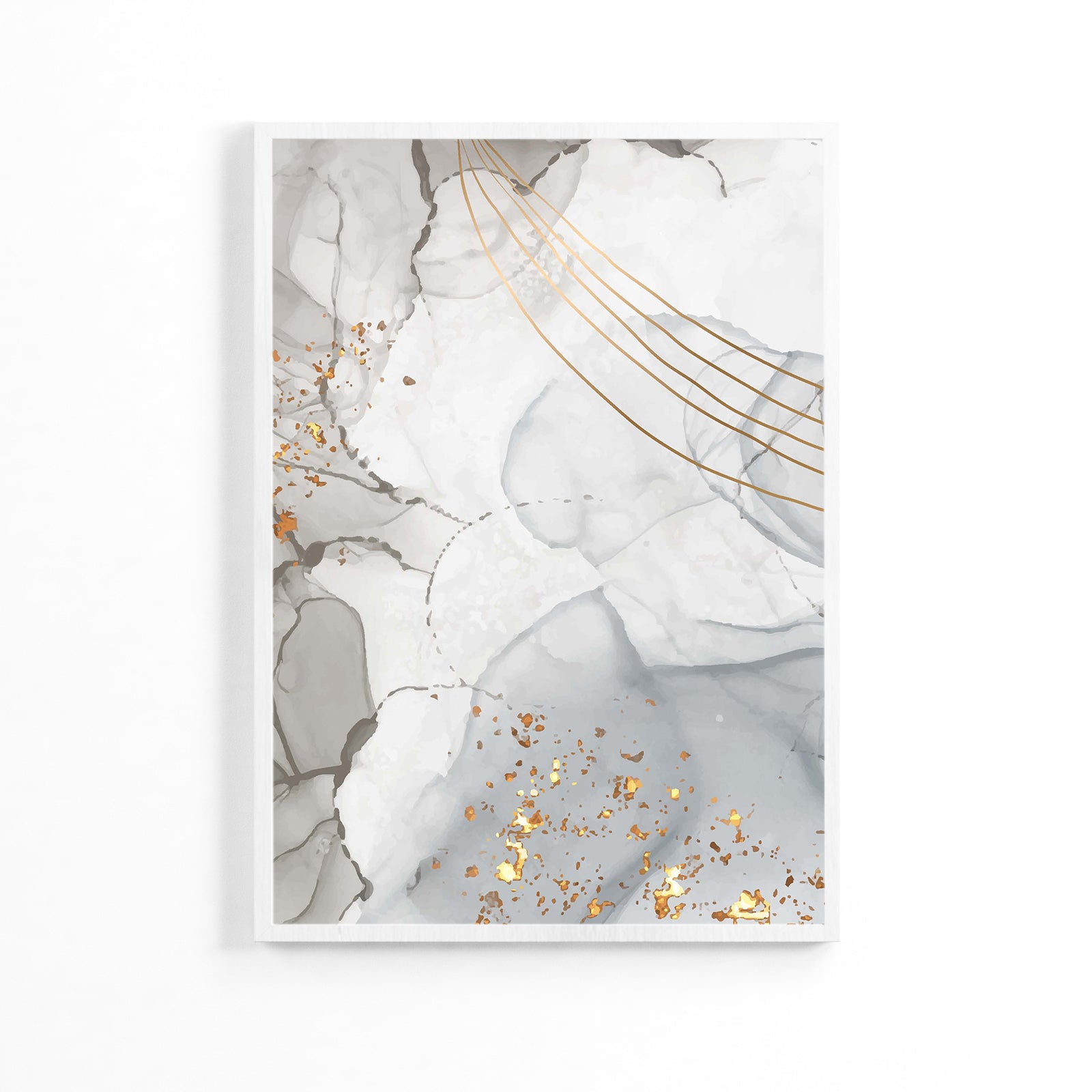 Golden Lines Fusion Poster image