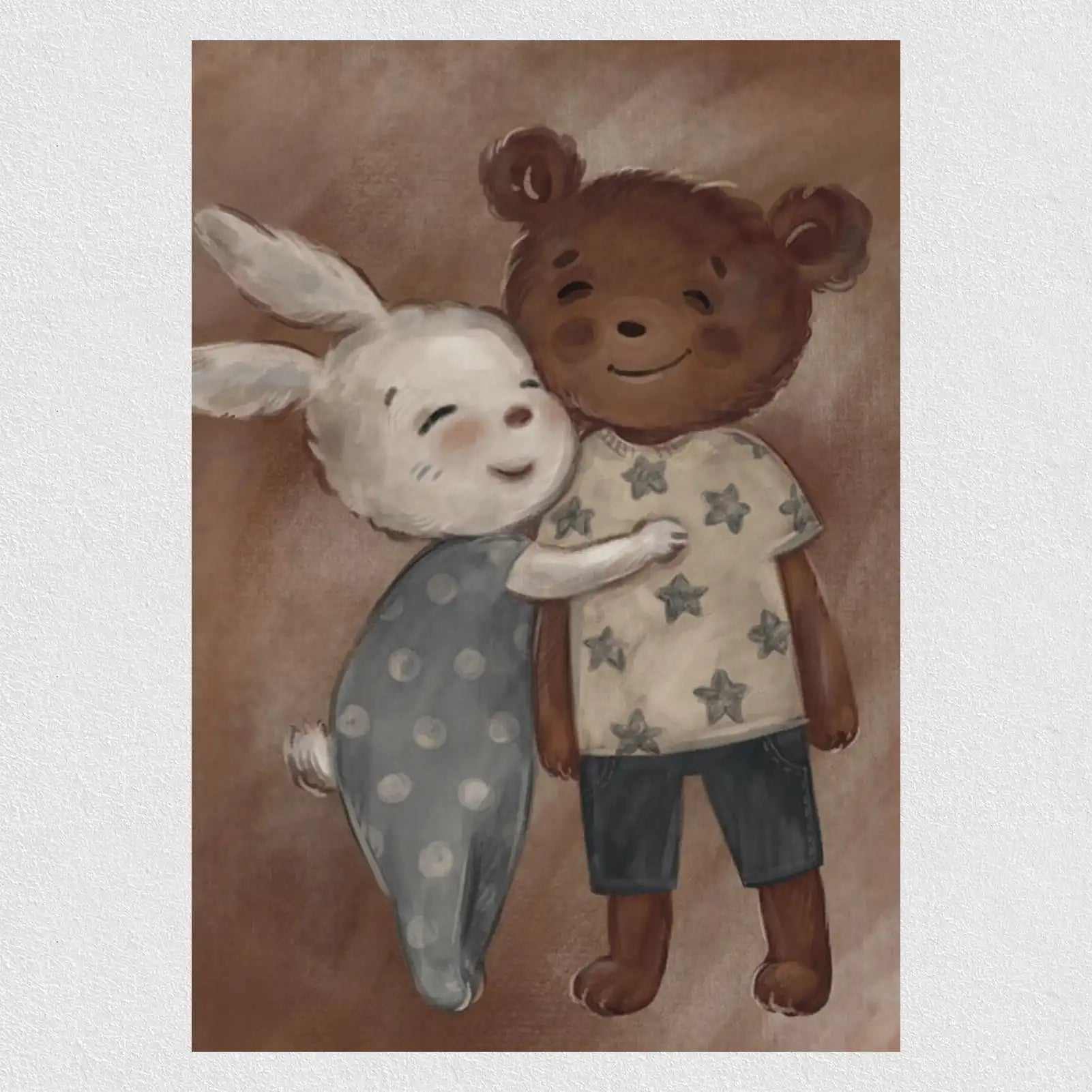 Плакат «Друзья вместе» для детей image