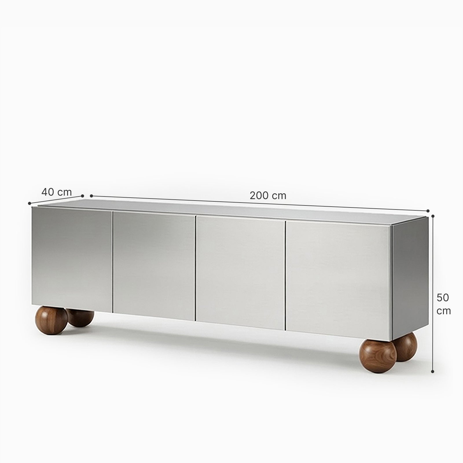 Pascal Steel TV Stand image
