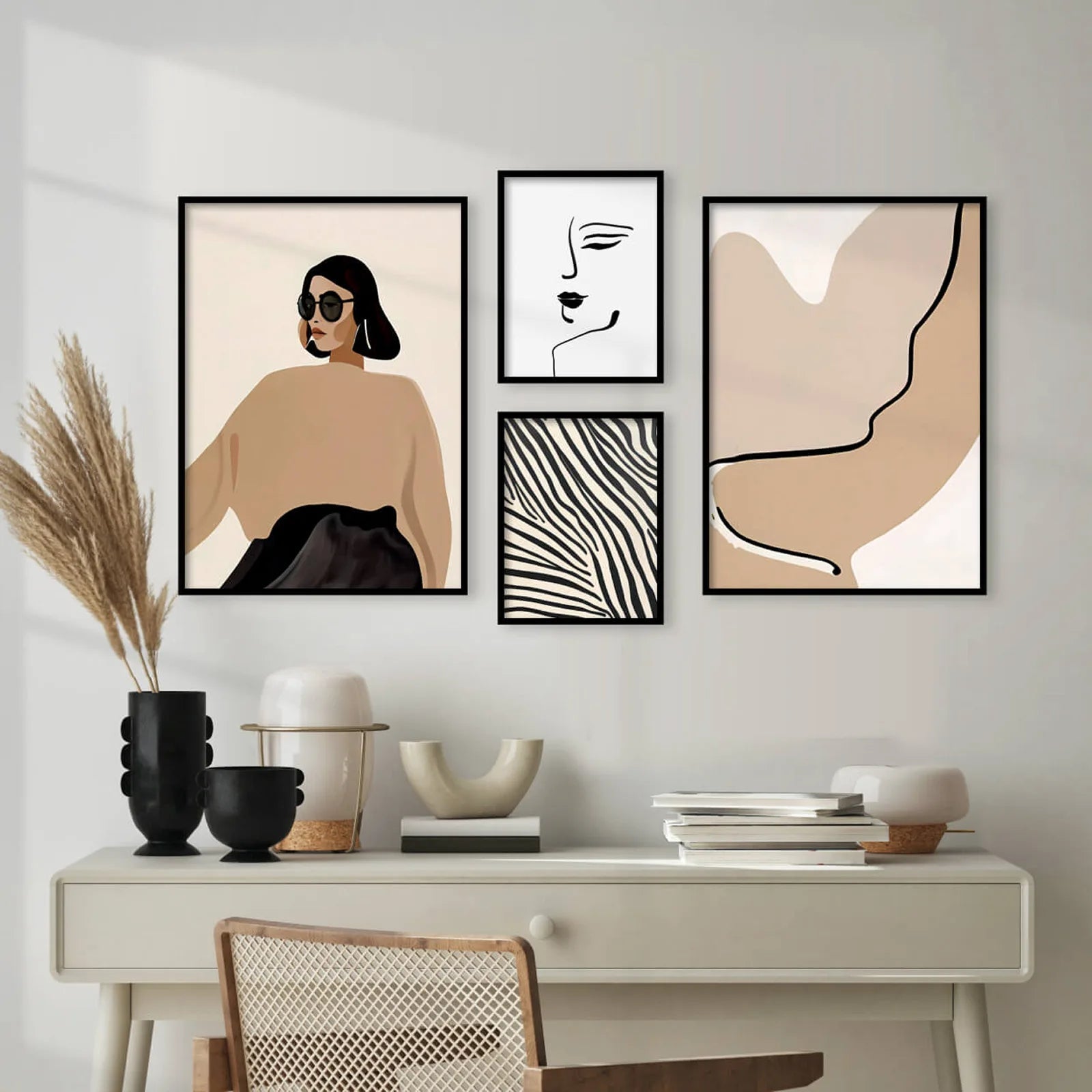 Zebra Stripes Poster image
