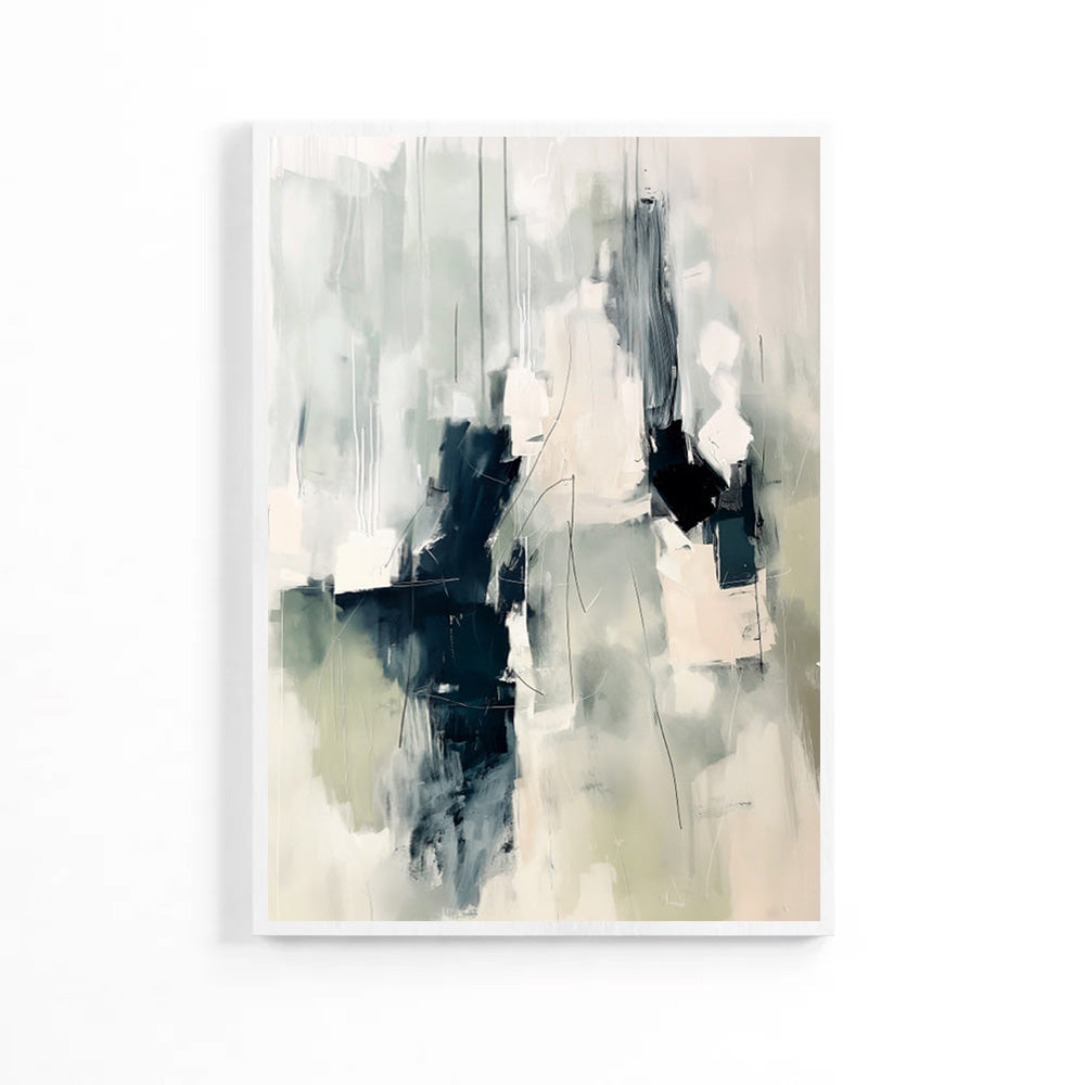 Watercolor Waves of Thought Poster image