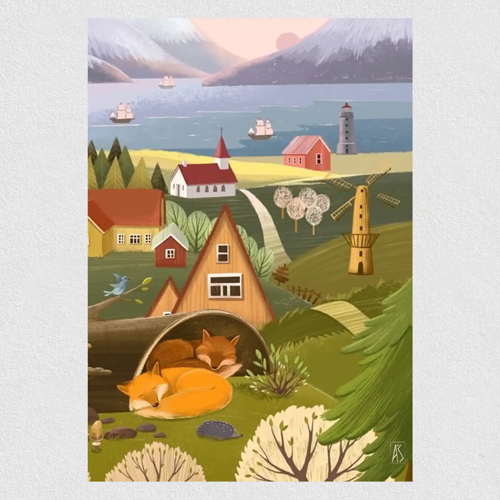 Плакат «Лиственная земля для детей» image