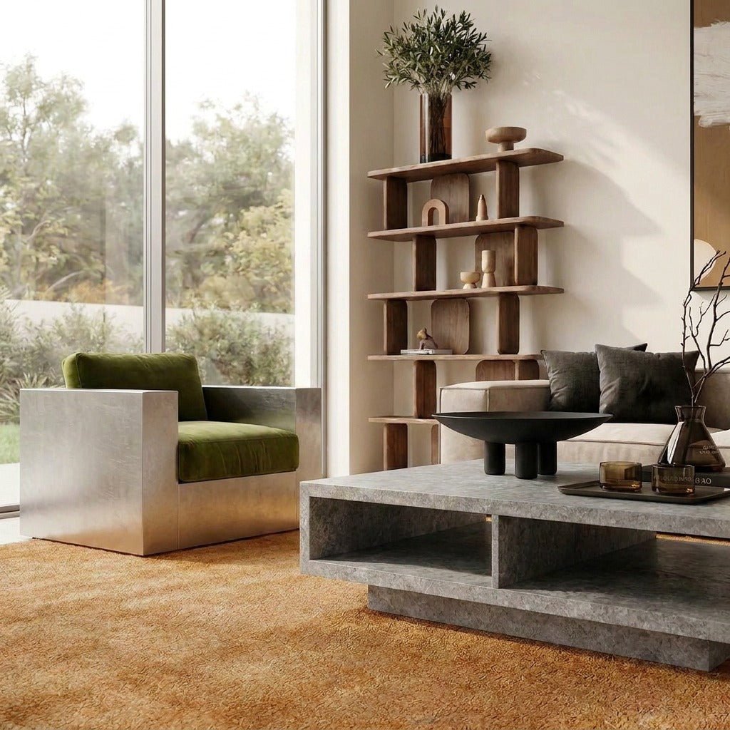 Alain Microconcrete Coffee Table image