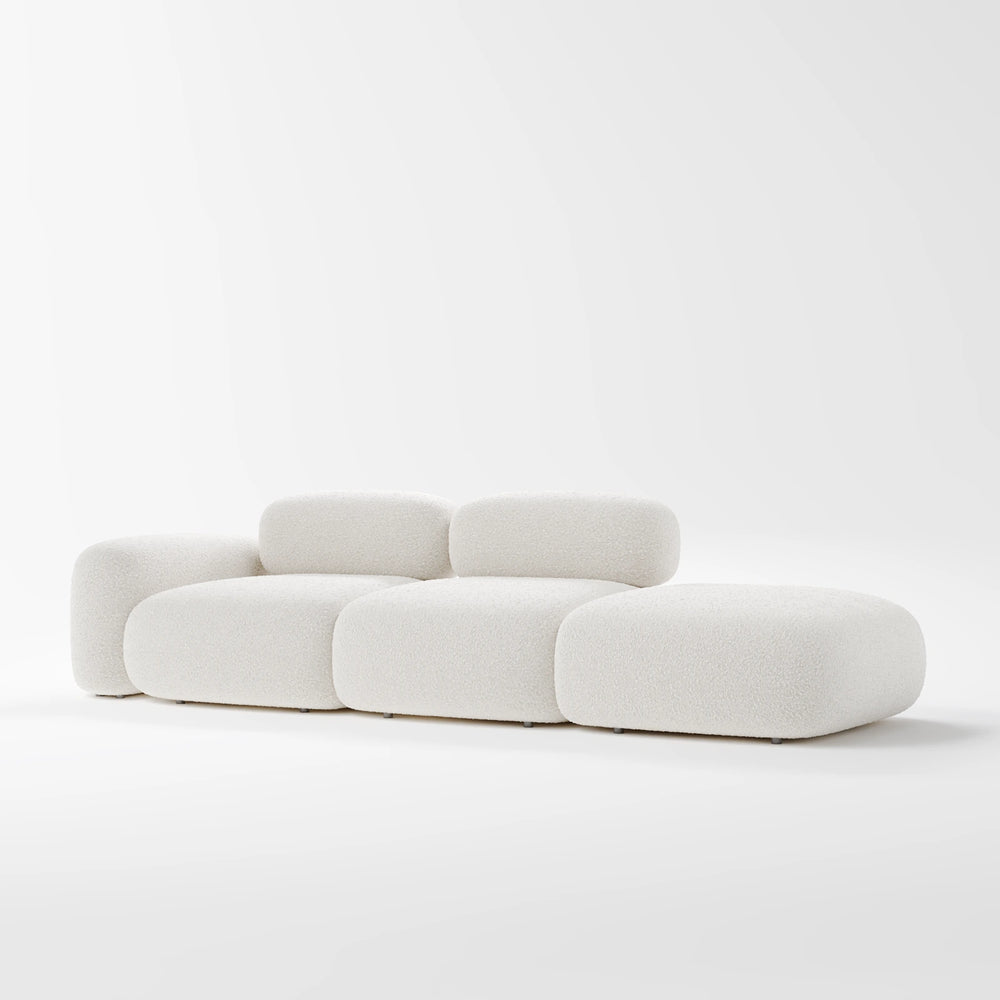 Fluffy 3-Seater Straight Sofa image