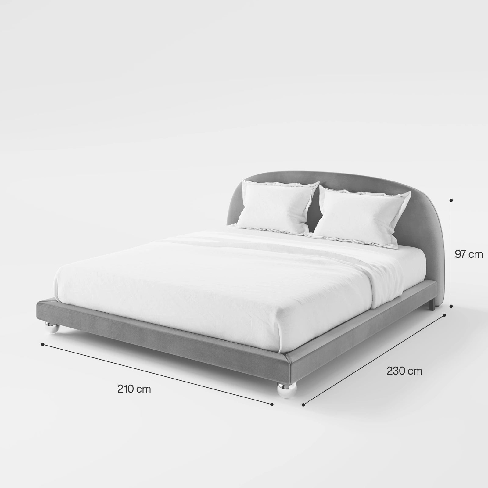 Кровать размера «king-size» Эмбер