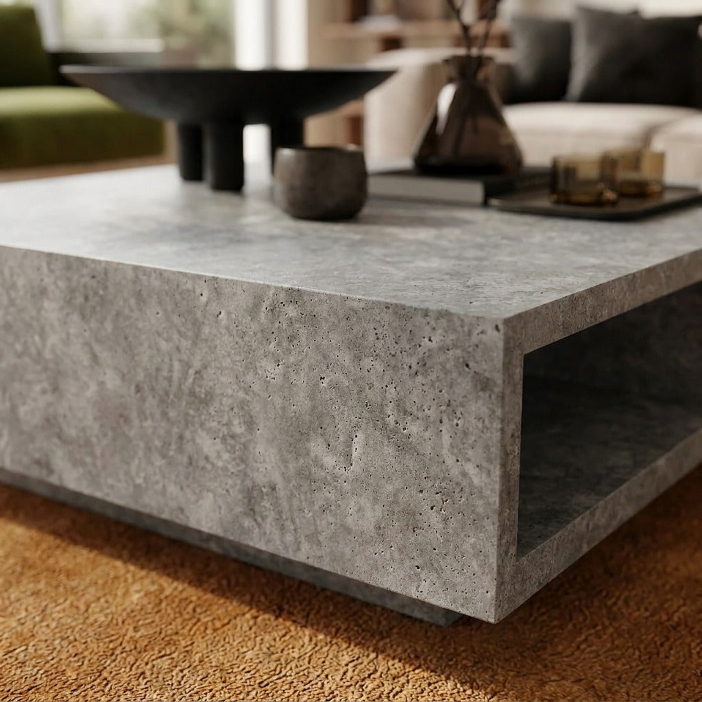 Alain Microconcrete Coffee Table image
