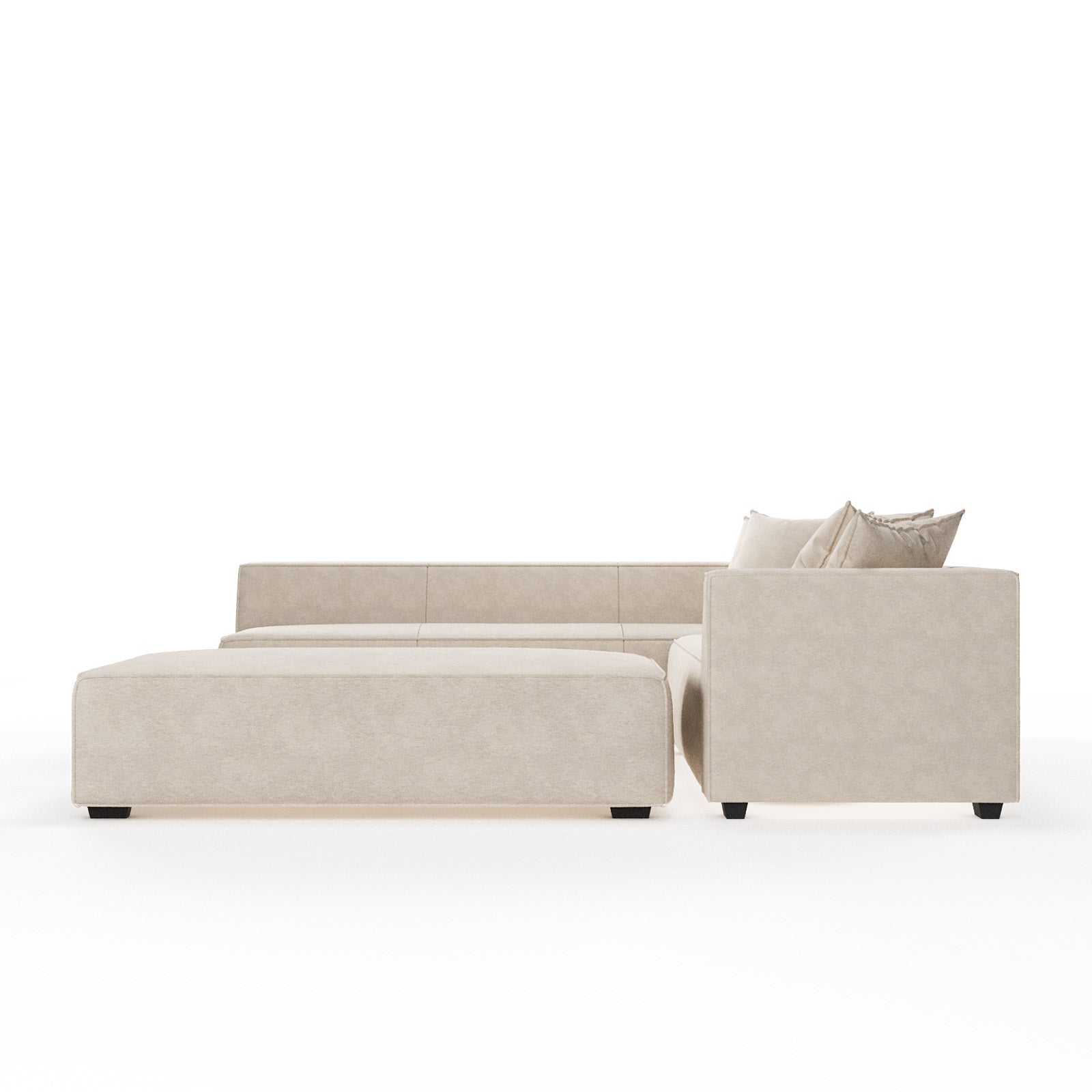 أريكة وودلاند المقطعية ذات الأربعة مقاعد image