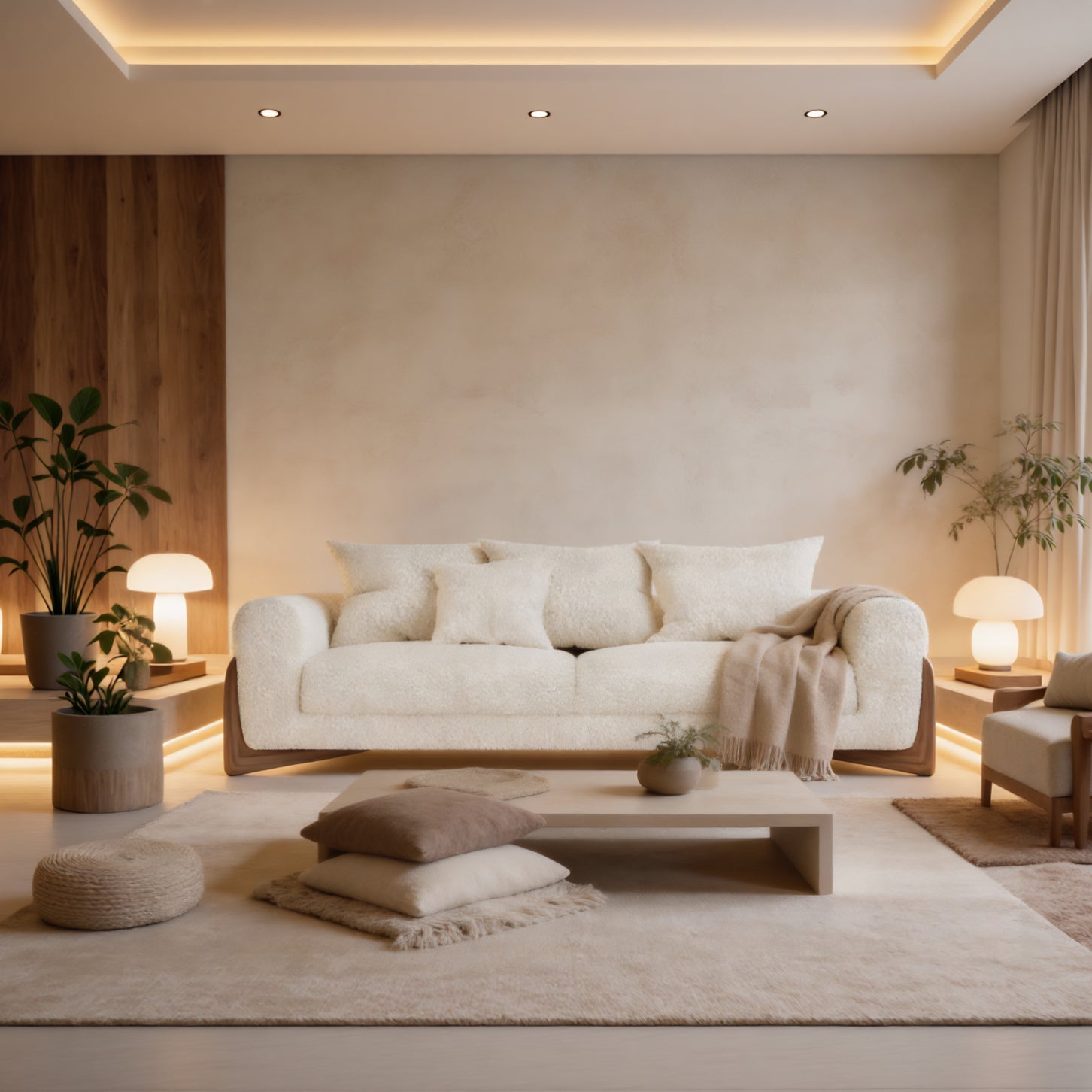 Timber 2-Seater Straight Sofa