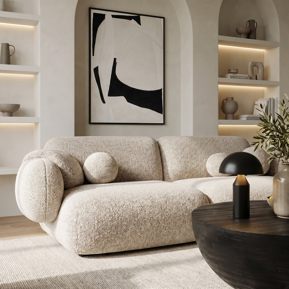 Gentle Rest 3-Seater Straight Sofa image