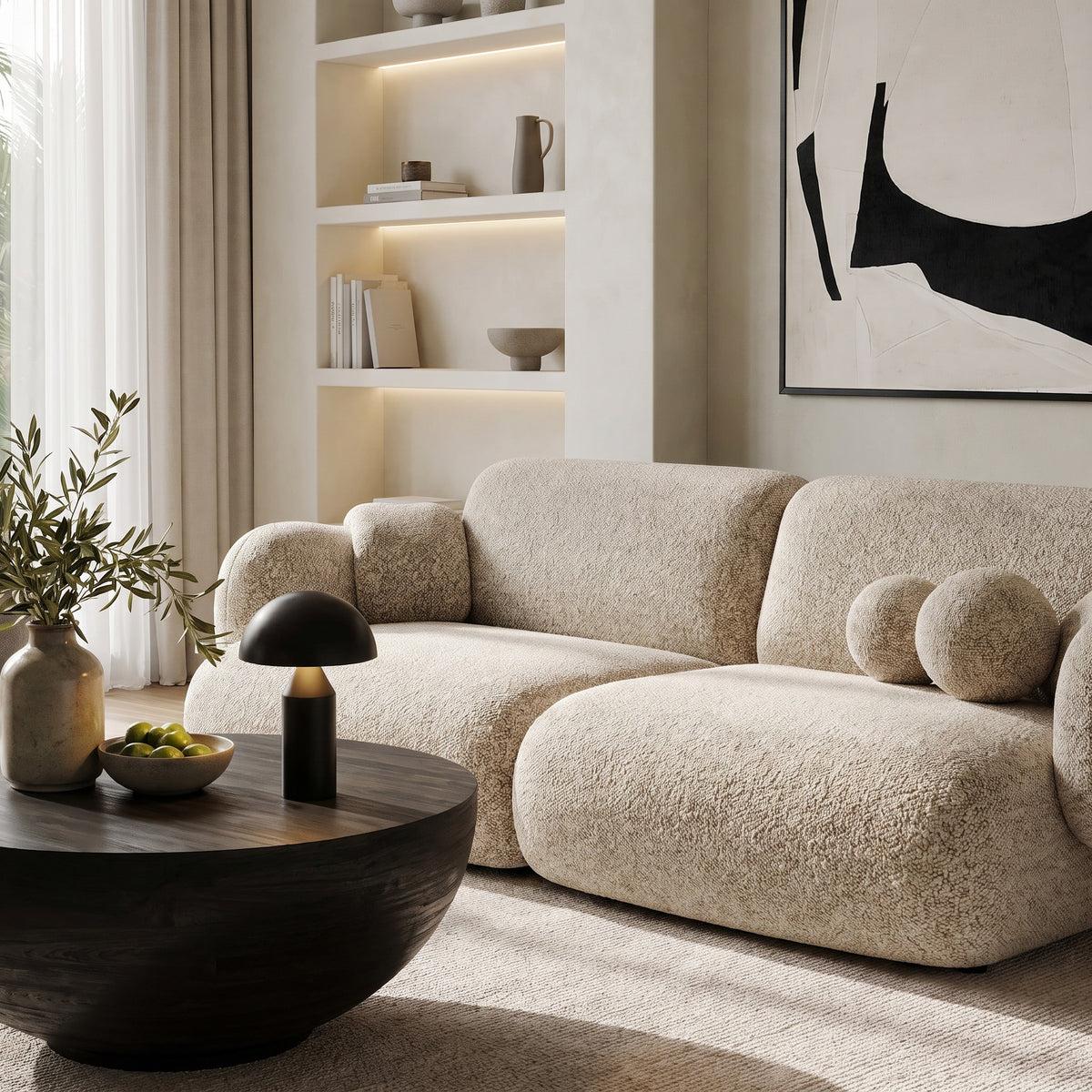 Gentle Rest 3-Seater Straight Sofa image
