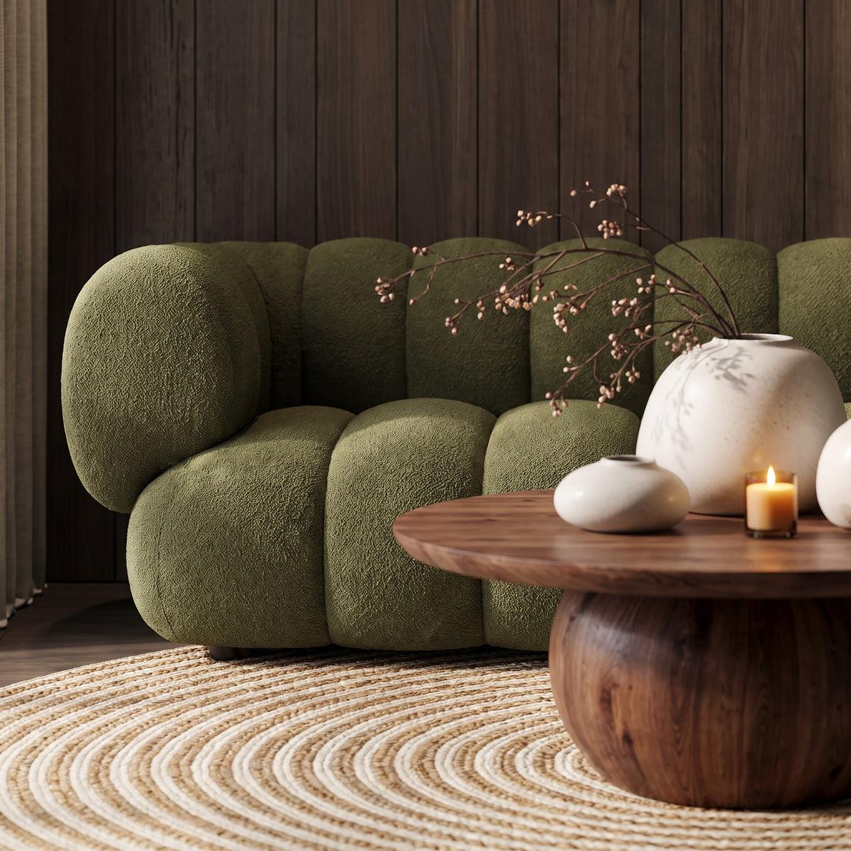 Cuddle 3-Seater Straight Sofa image