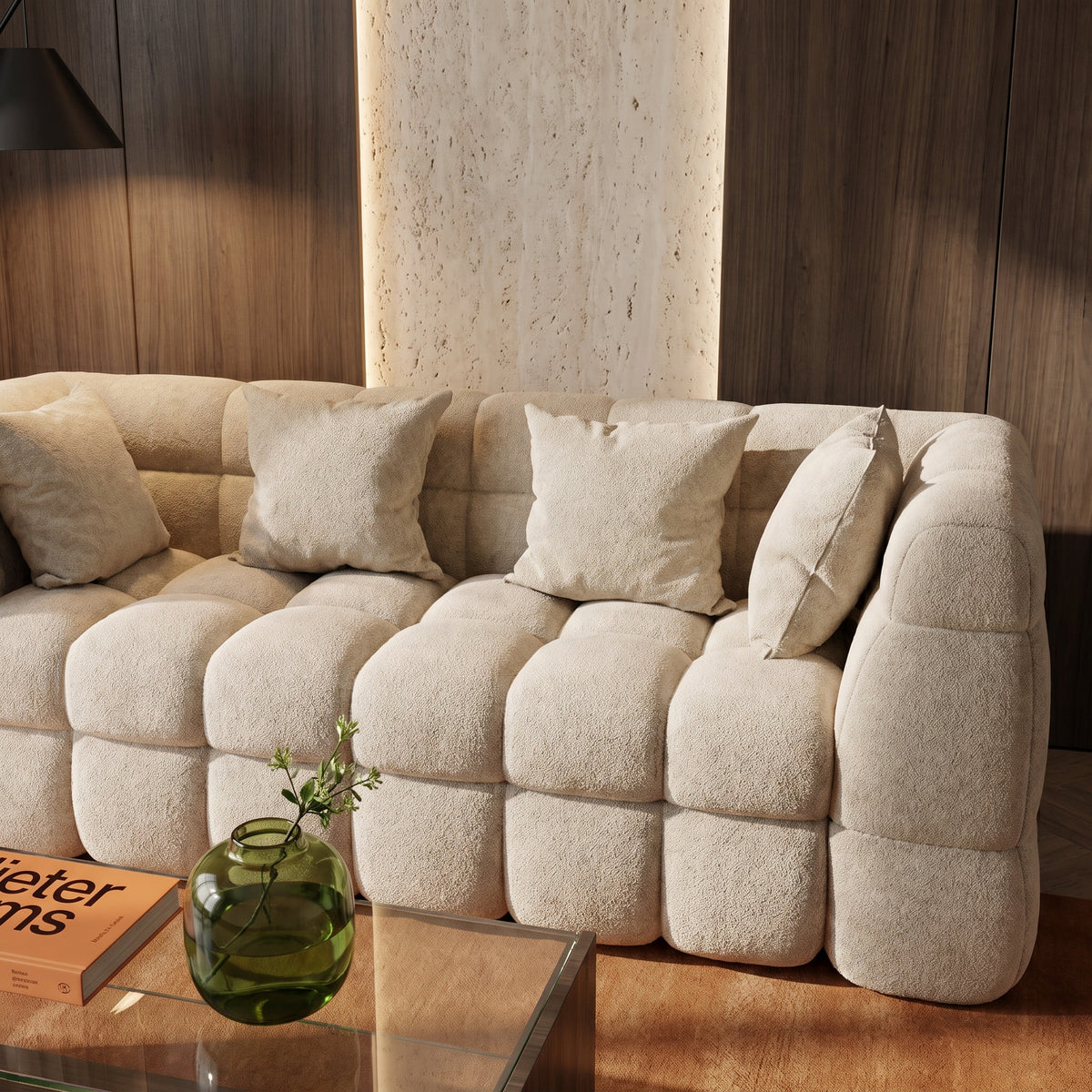 Cloud 3-Seater Straight Sofa image