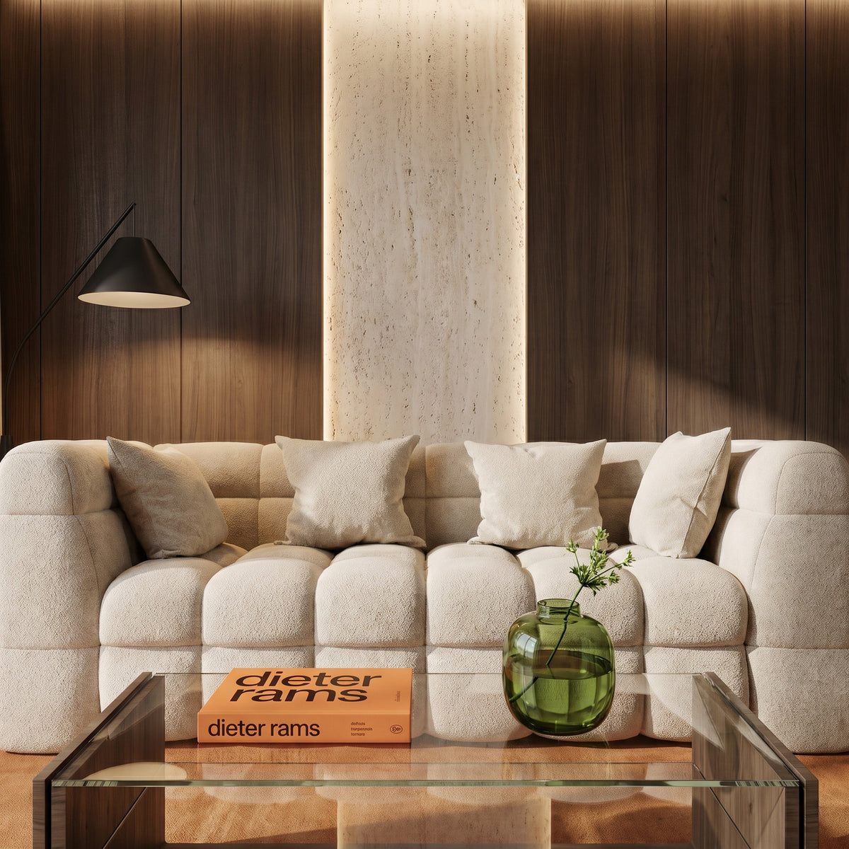 Cloud 3-Seater Straight Sofa image