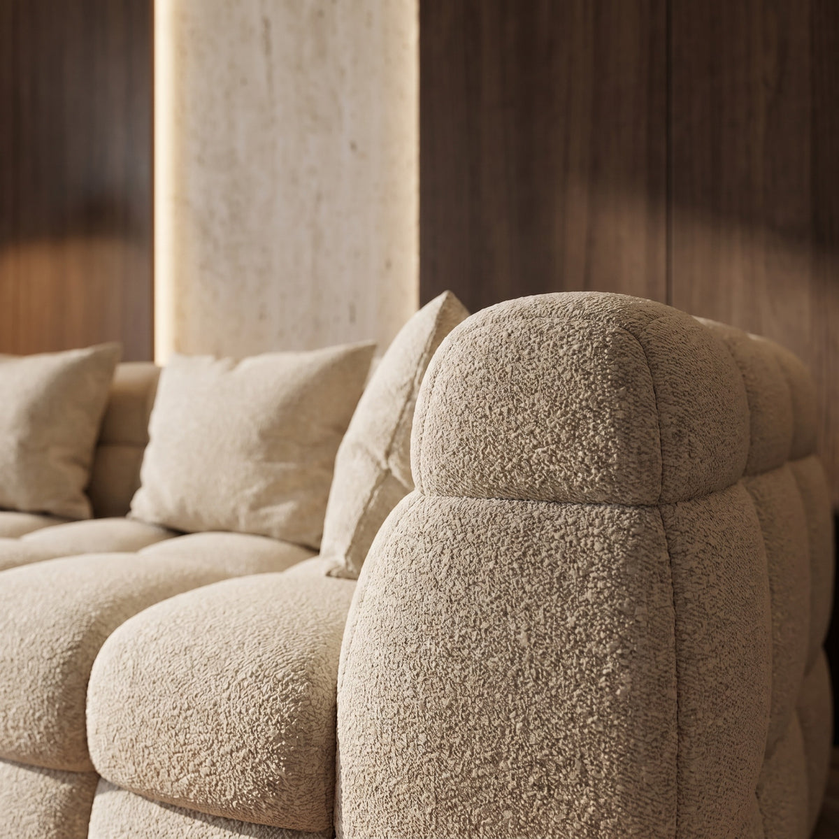 Cloud 3-Seater Straight Sofa image