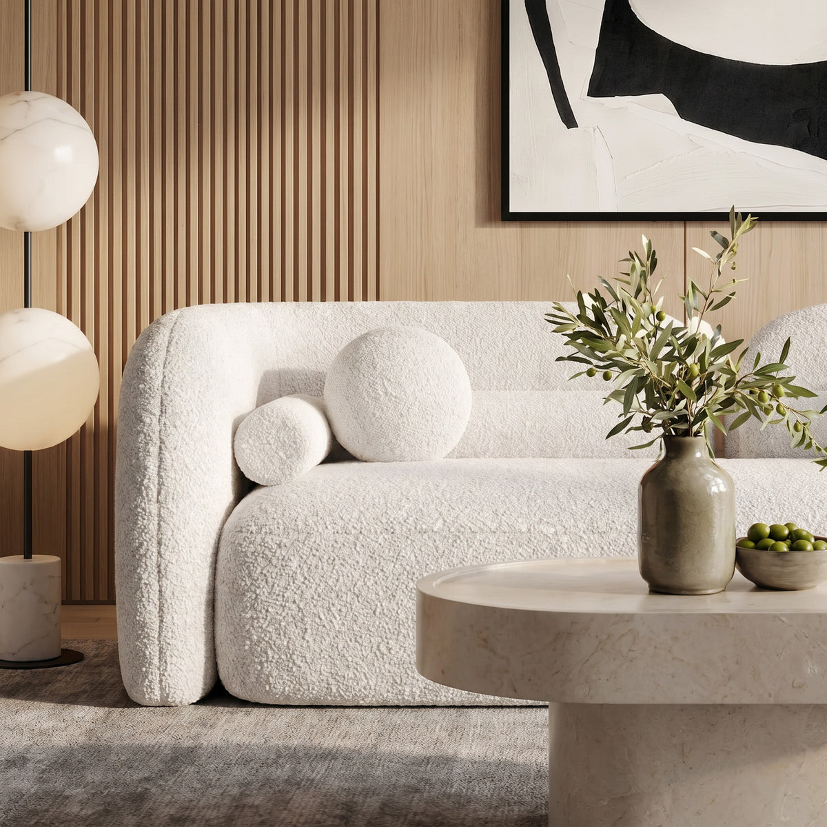 Moonlit 3-Seater Straight Sofa image