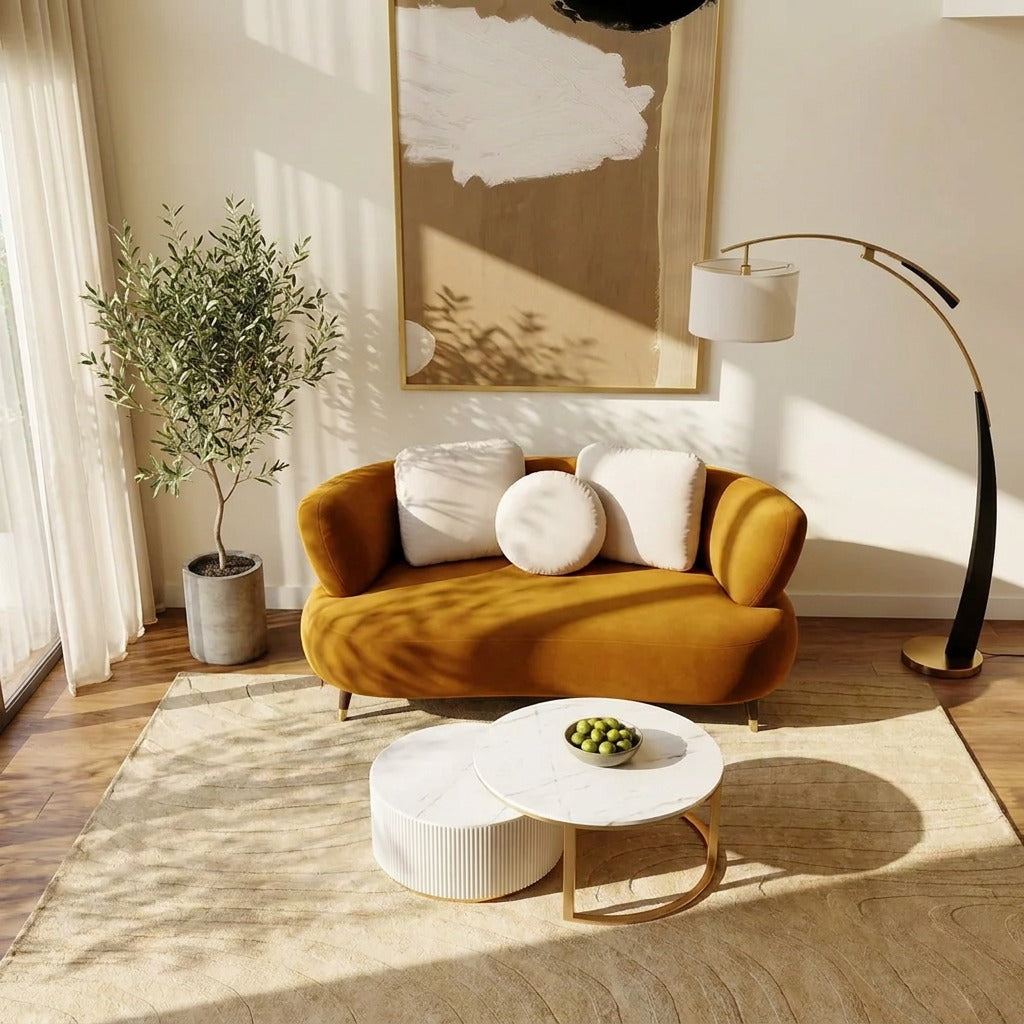 Toffee 2-Seater Straight Sofa image