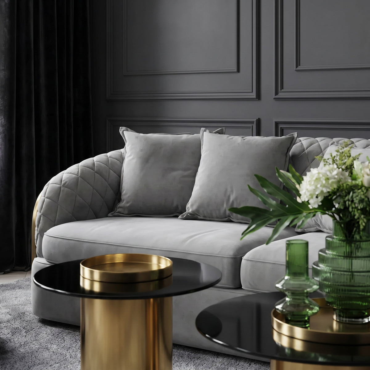 Allure 3-Seater Straight Sofa image