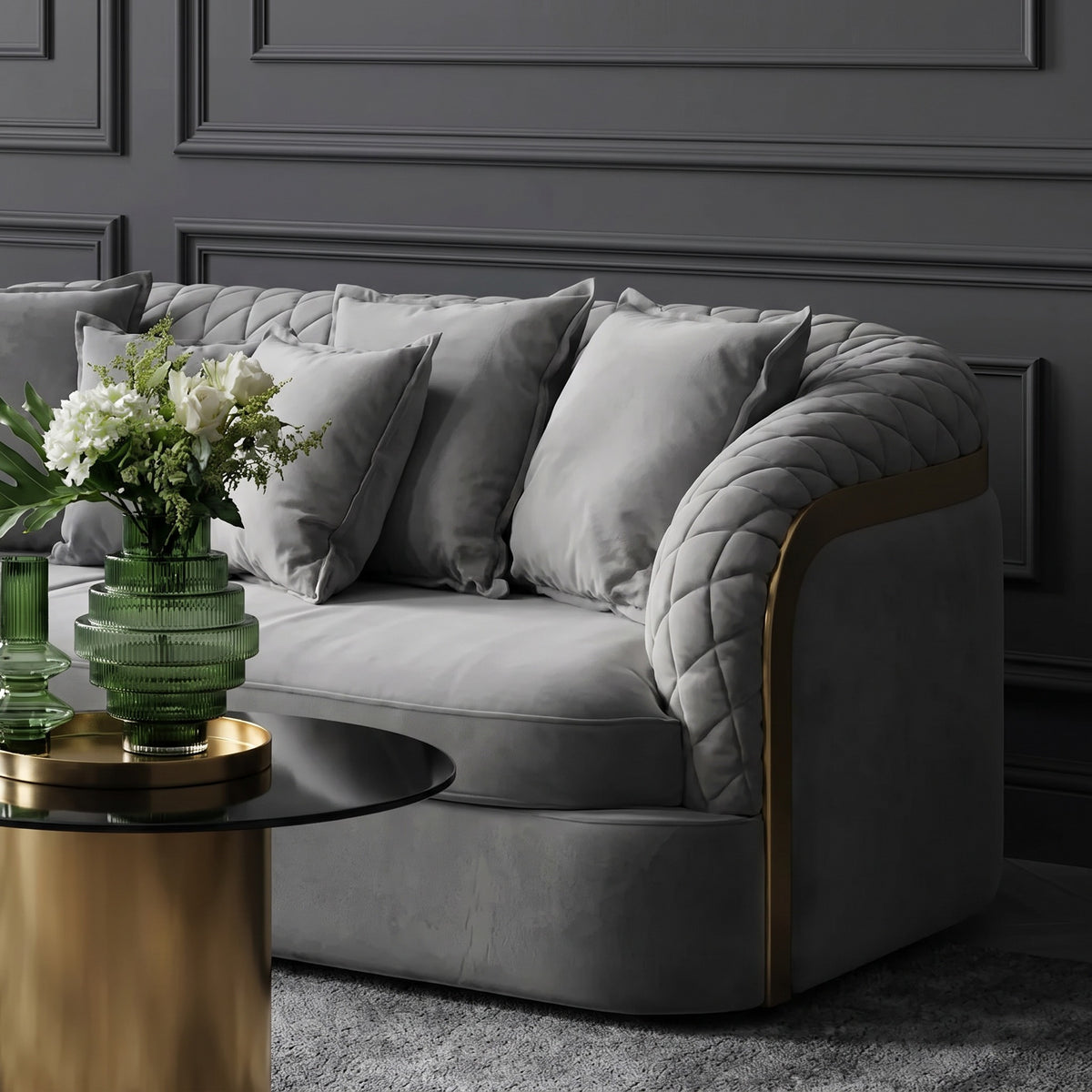 Allure 3-Seater Straight Sofa image