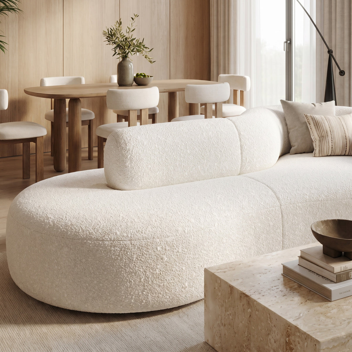 Riva 3-Seater Straight Sofa image