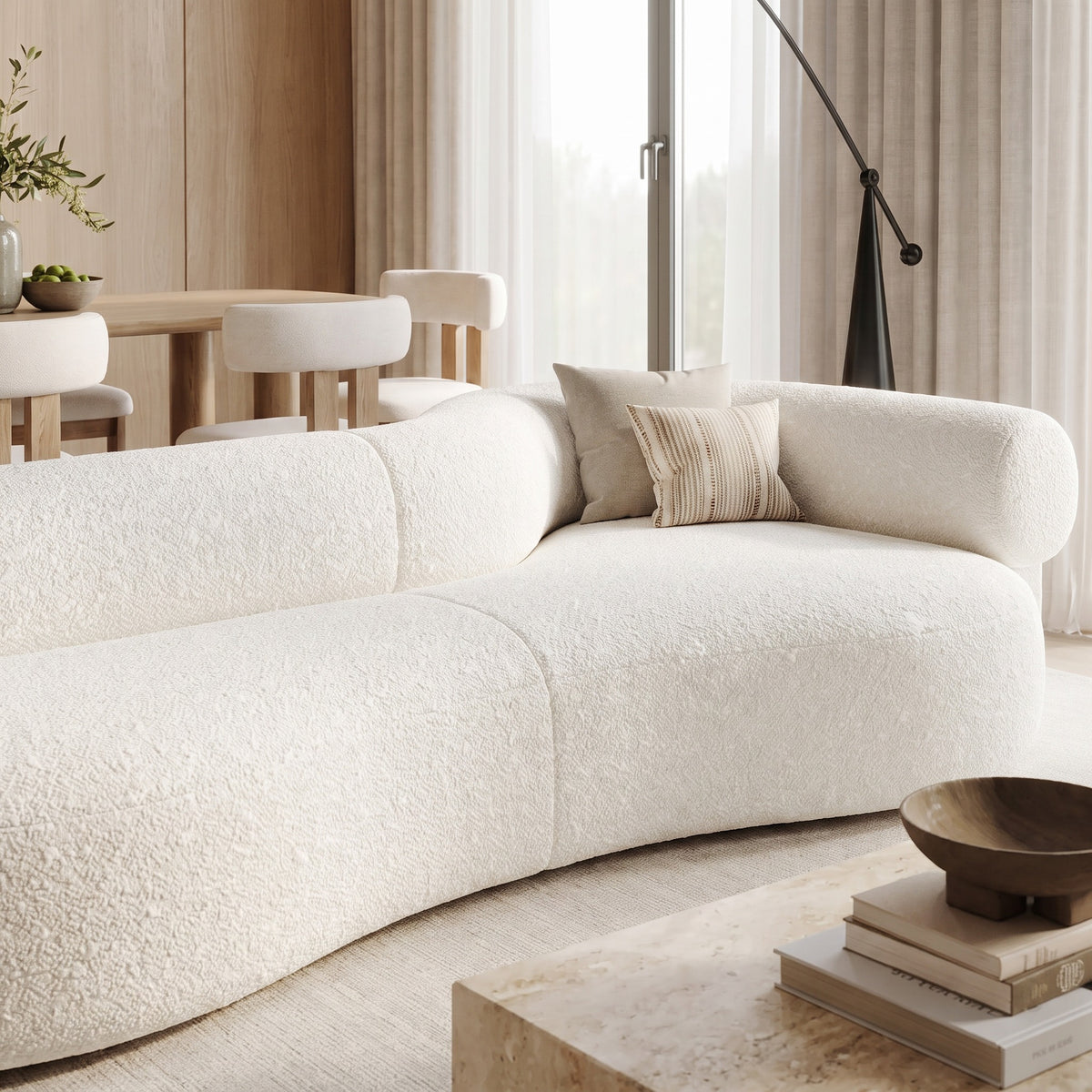 Riva 3-Seater Straight Sofa image
