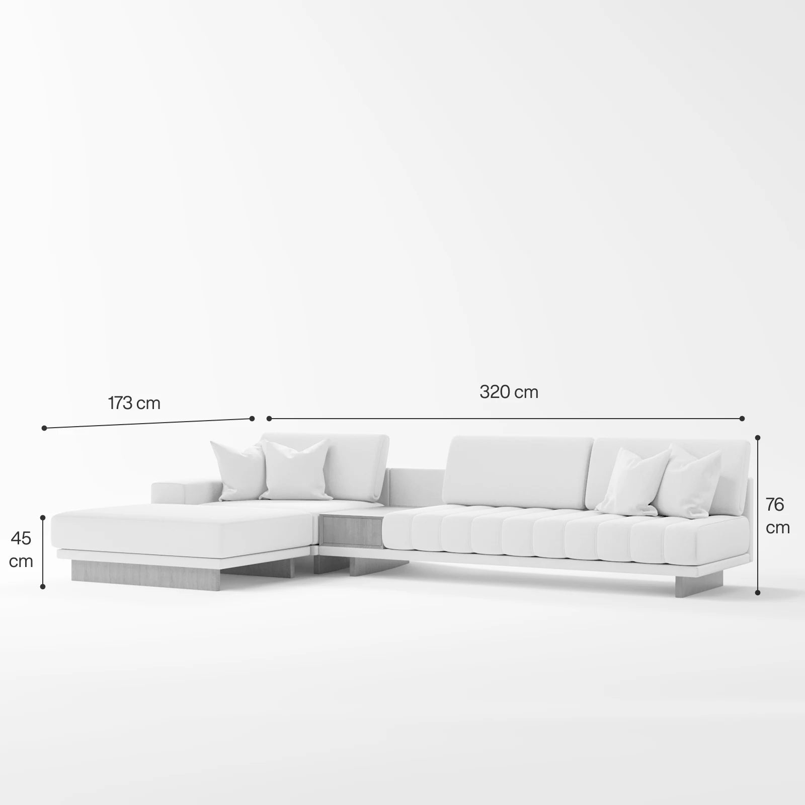 Угловой диван Evoque на 4 места image