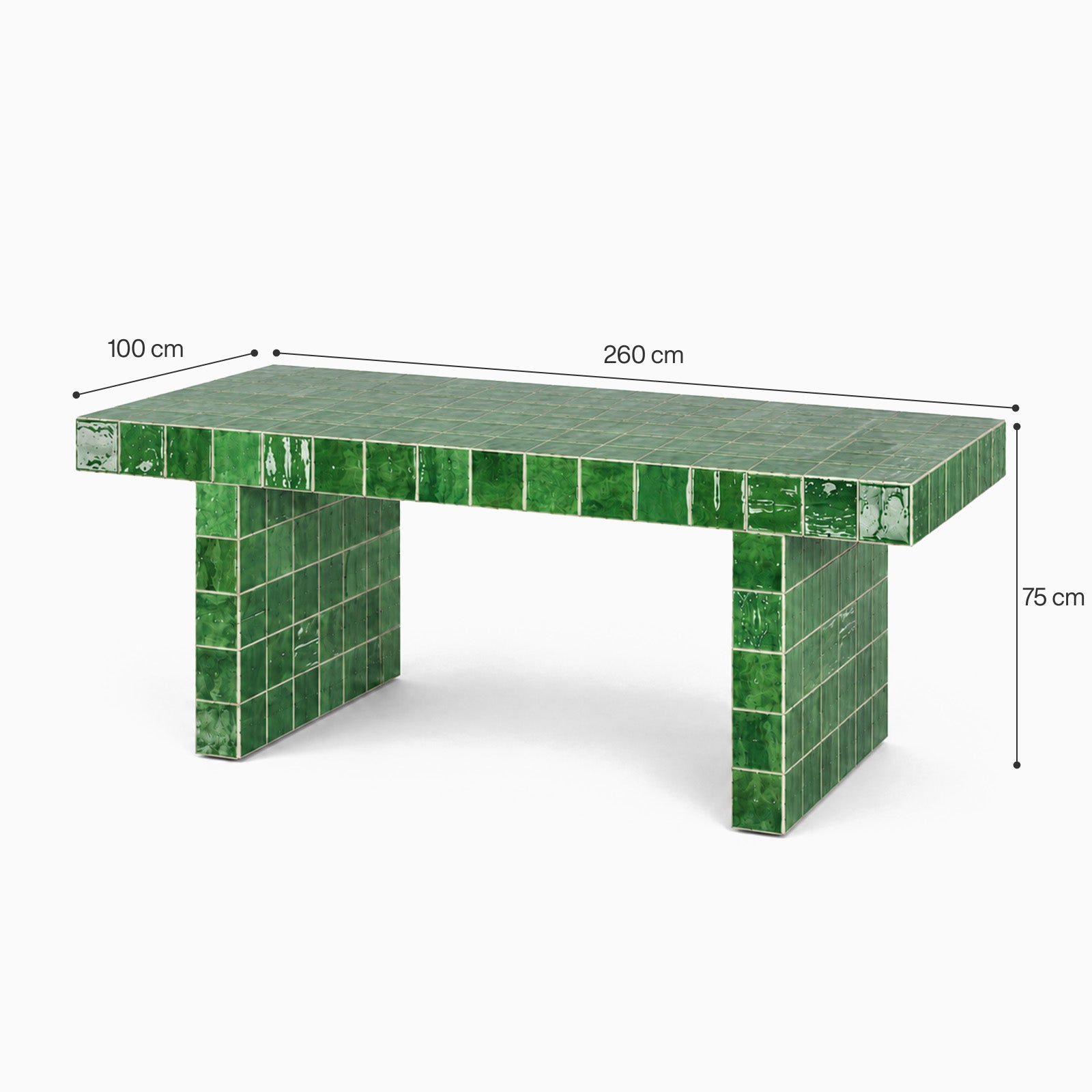 Arno Tile Dining Table image