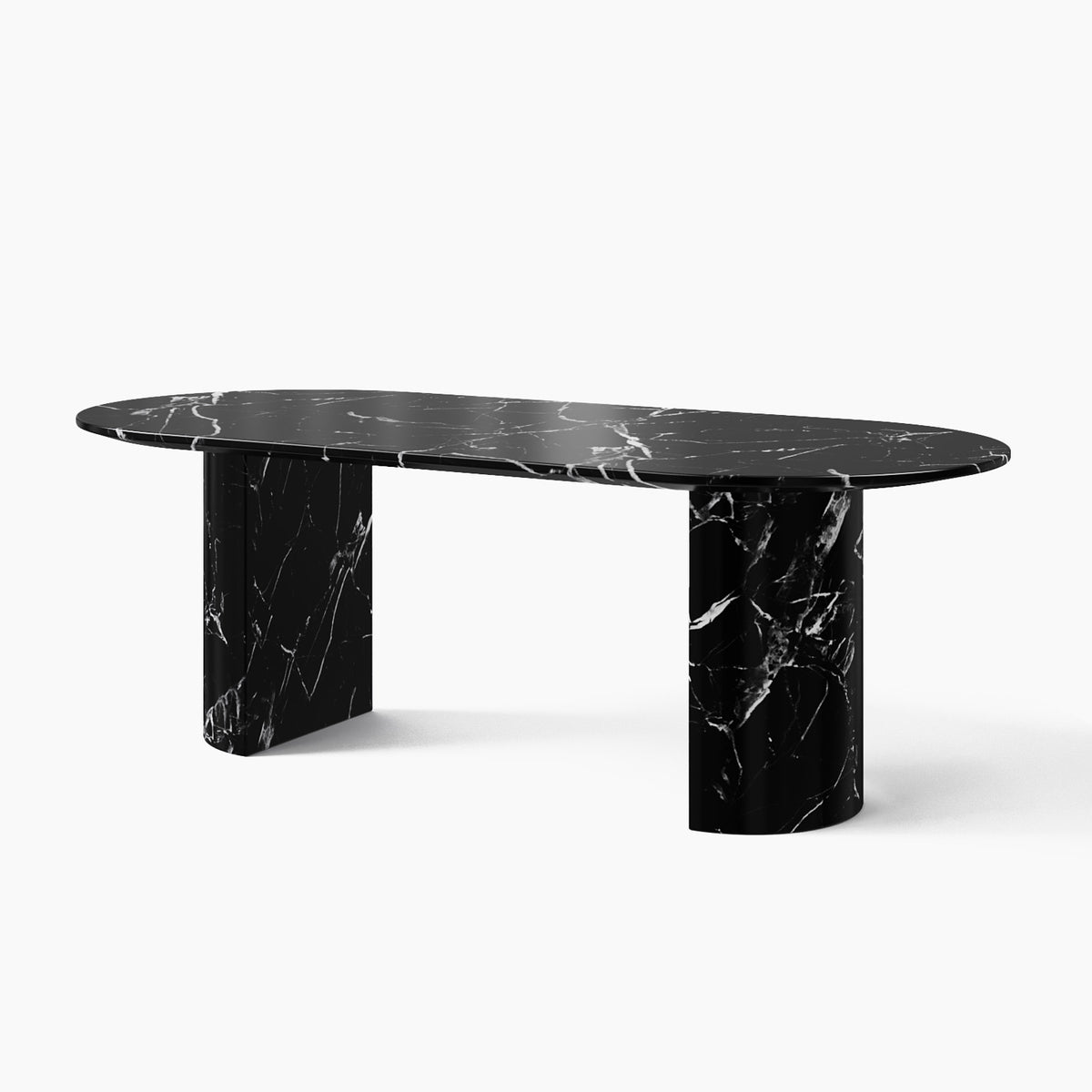 Modena Black Marquina Dining Table image