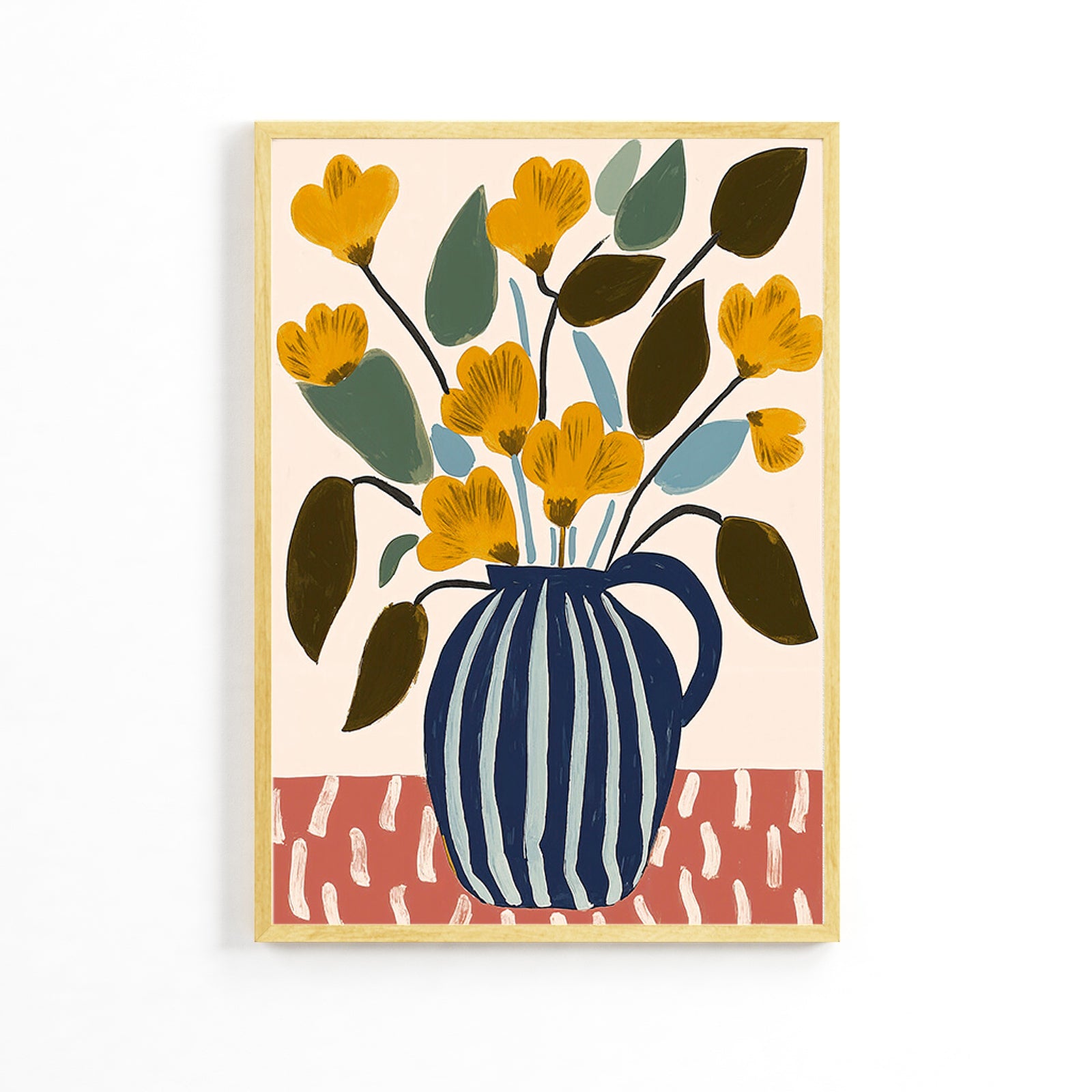 ملصق الزهور المتفتحة image