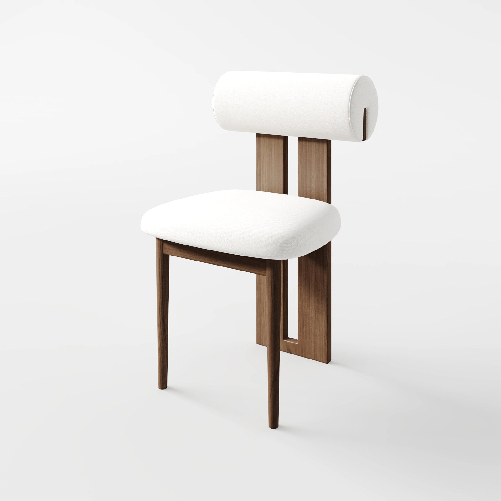 #Color_Light Walnut Wood & White