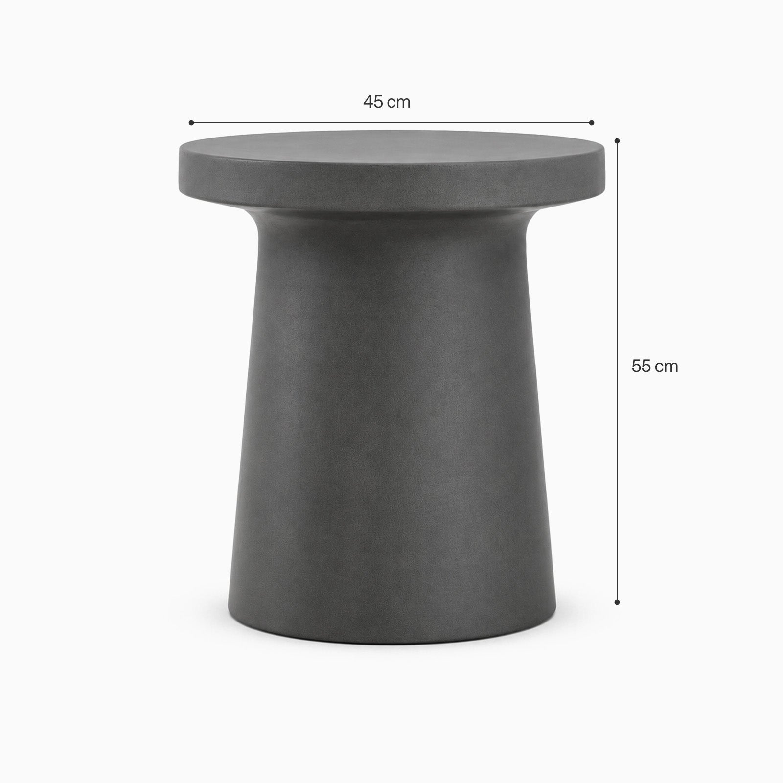 Lary Microconcrete Side Table image