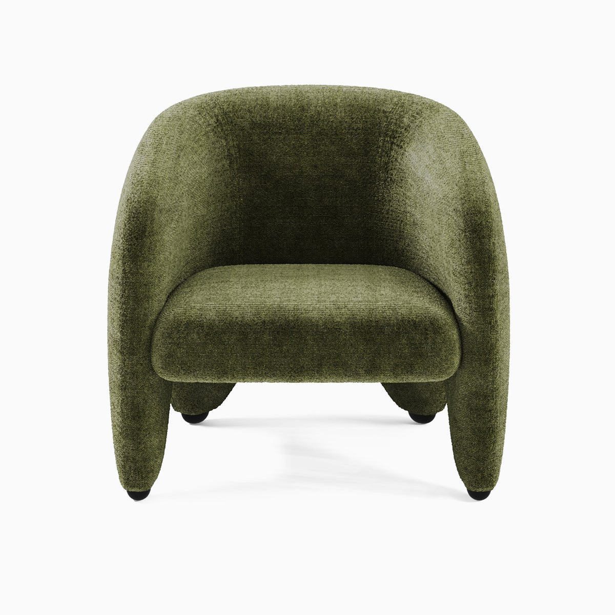 Curved Accent Chair