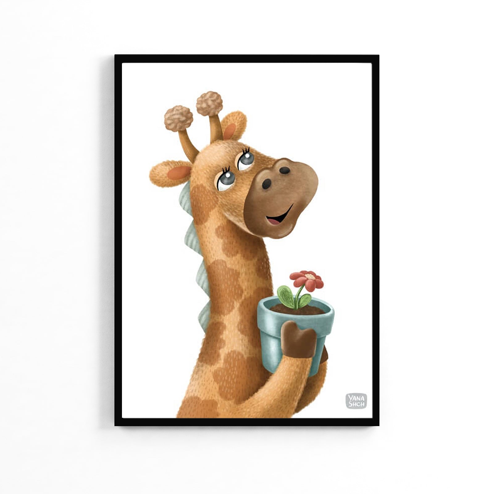 Gigi the Giraffe Kids Poster