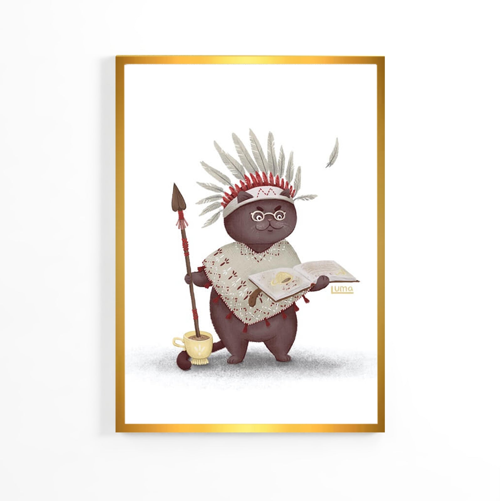 Детский постер «Маленький магический воин» image