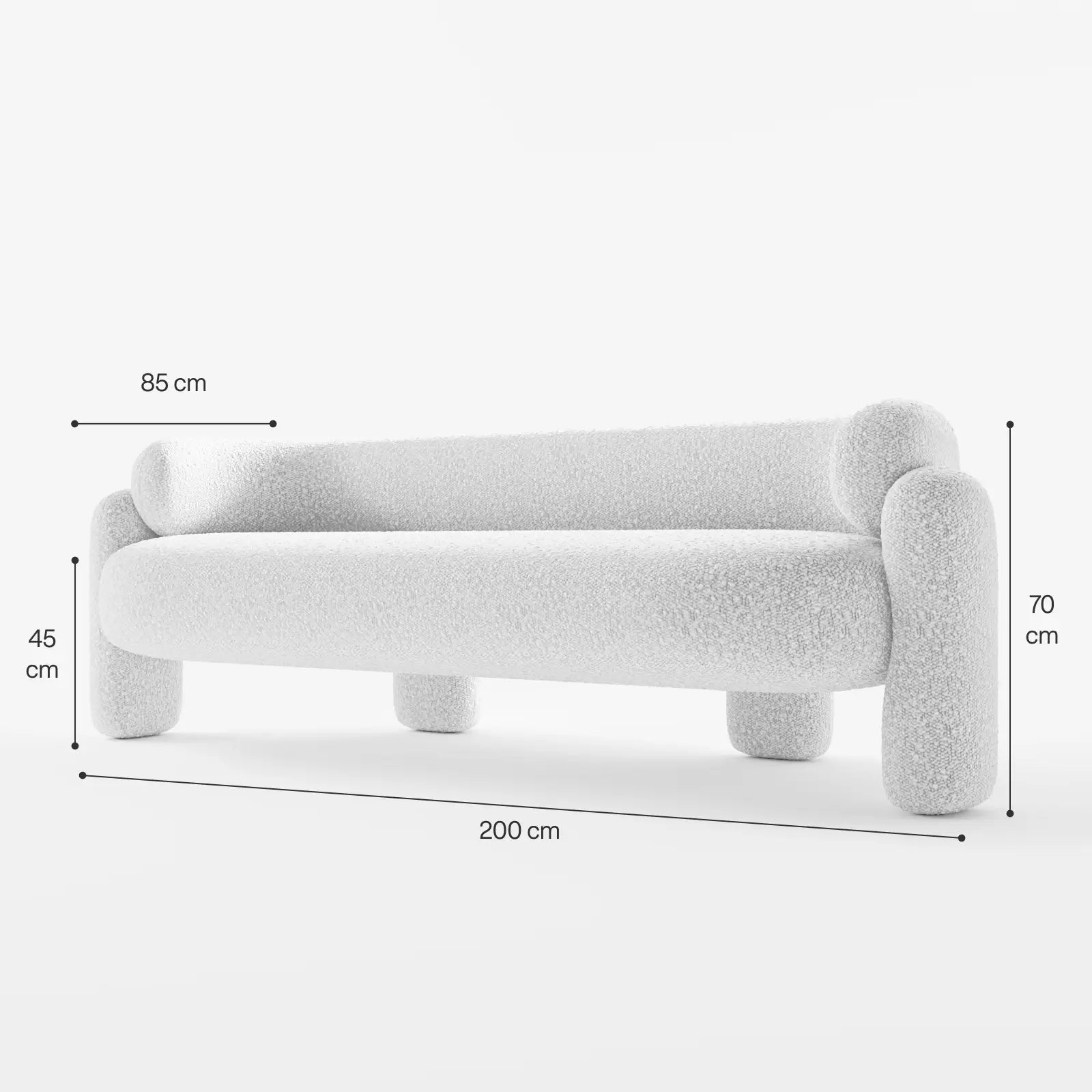 Прямой диван Vortex 4-местный image