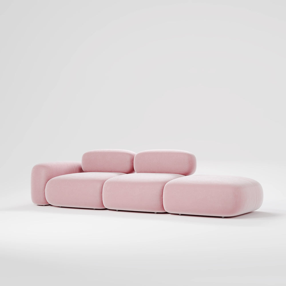 Мягкий 3-местный прямой диван image