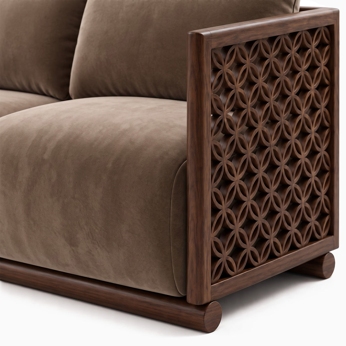 Reem 3-Seater Straight Sofa image