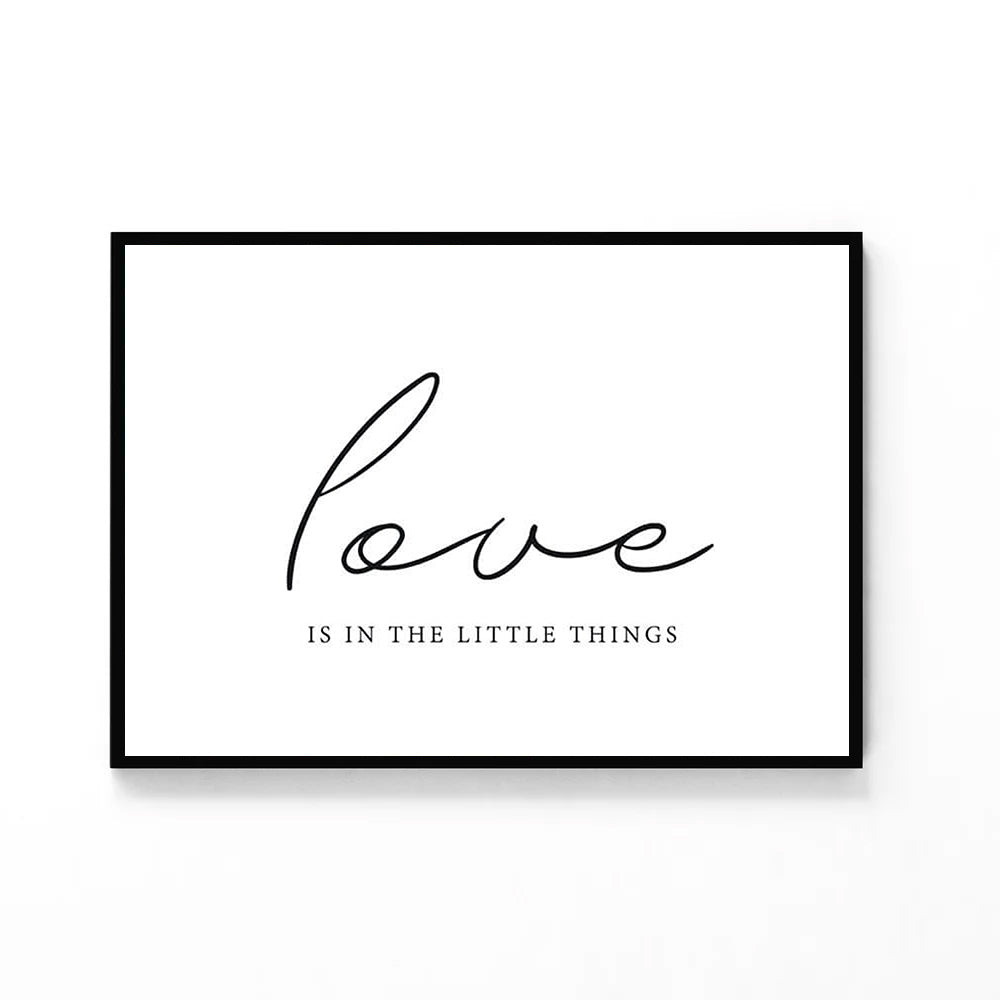Lettering Declaration of Love Poster image