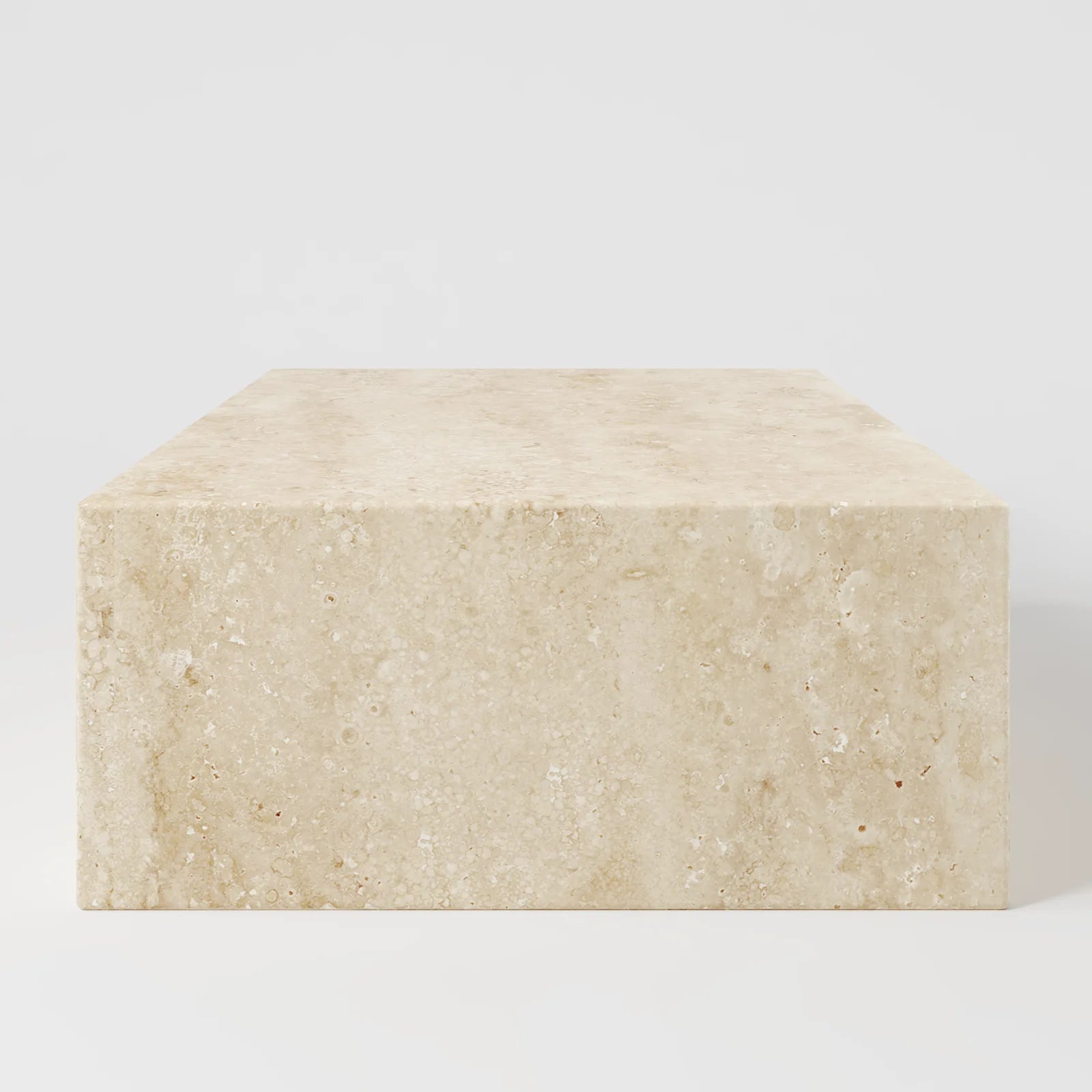 Cube Travertine Coffee Table