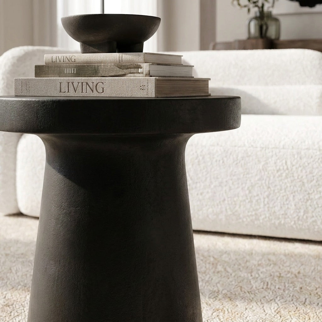 Lary Microconcrete Side Table image