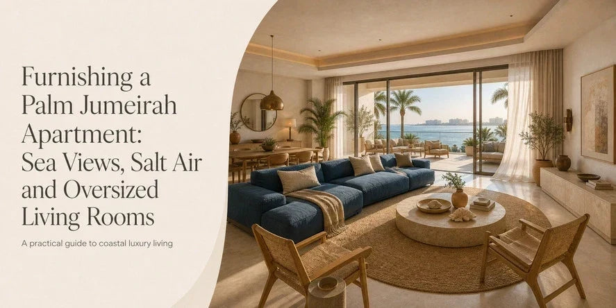 Furnishing a Palm Jumeirah Apartment: Sea Views, Salt Air and Oversized Living Rooms