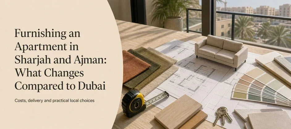 Furnishing an Apartment in Sharjah and Ajman: What Changes Compared to Dubai