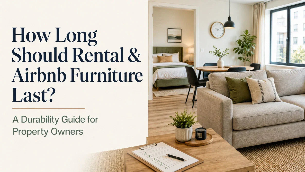 How Long Should Rental & Airbnb Furniture Last? A Durability Guide for Property Owners