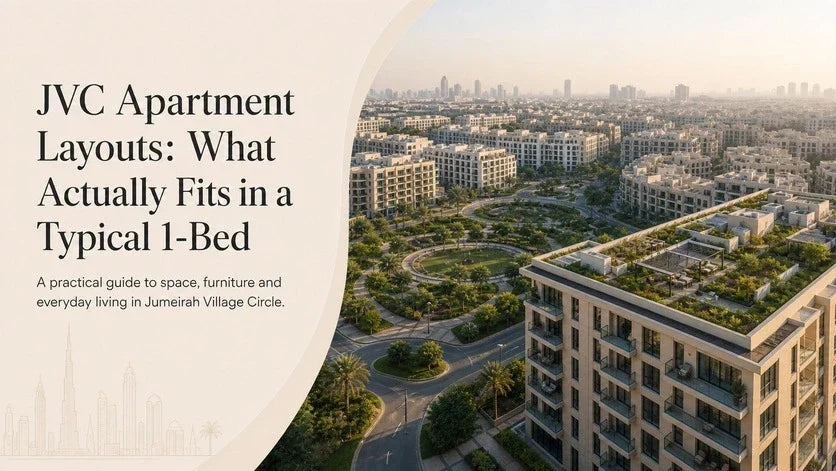 JVC Apartment Layouts: What Actually Fits in a Typical 1-Bed