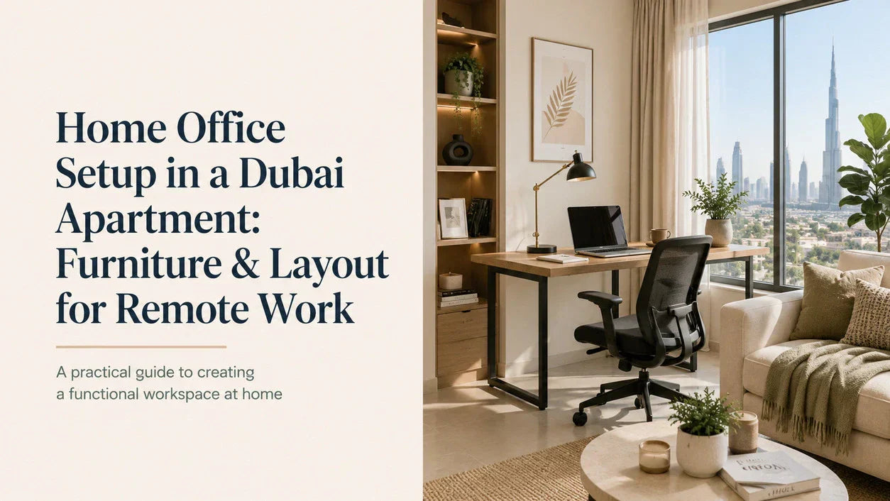 Home Office Setup in a Dubai Apartment: Furniture &amp; Layout for Remote Work