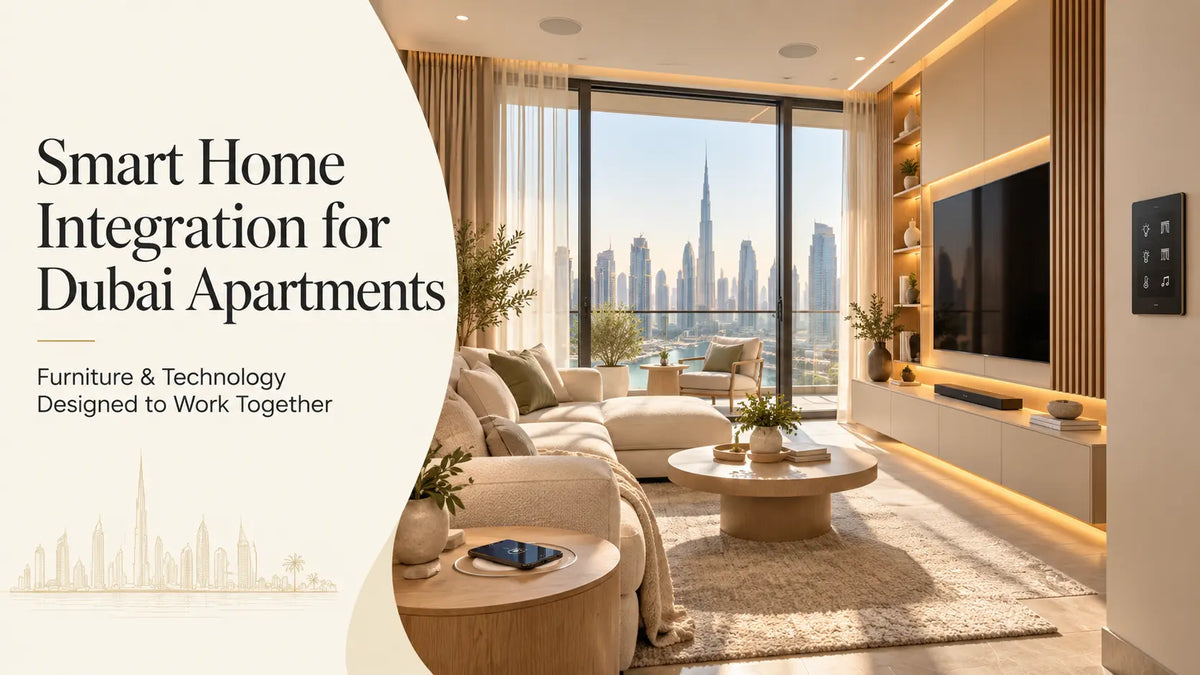 Full Flat Smart Home Integration: Furniture and Technology That Work Together in Dubai Apartments