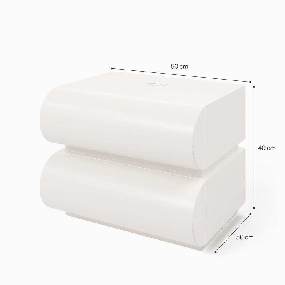 Vera Double Bedside Table