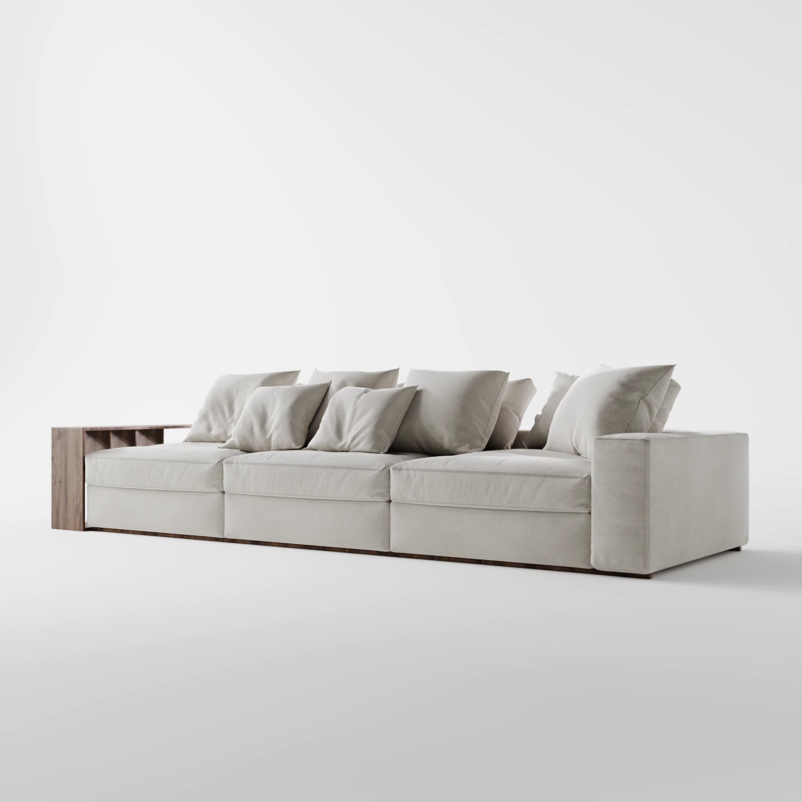 Glory Premium Cotton-Blend Bookcase Sofa