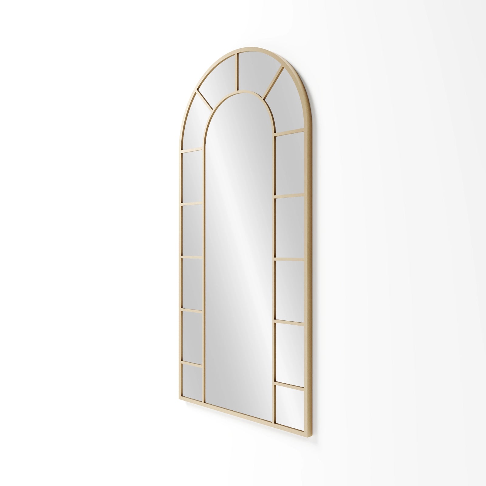 Eliza Window Arch Gold Mirror