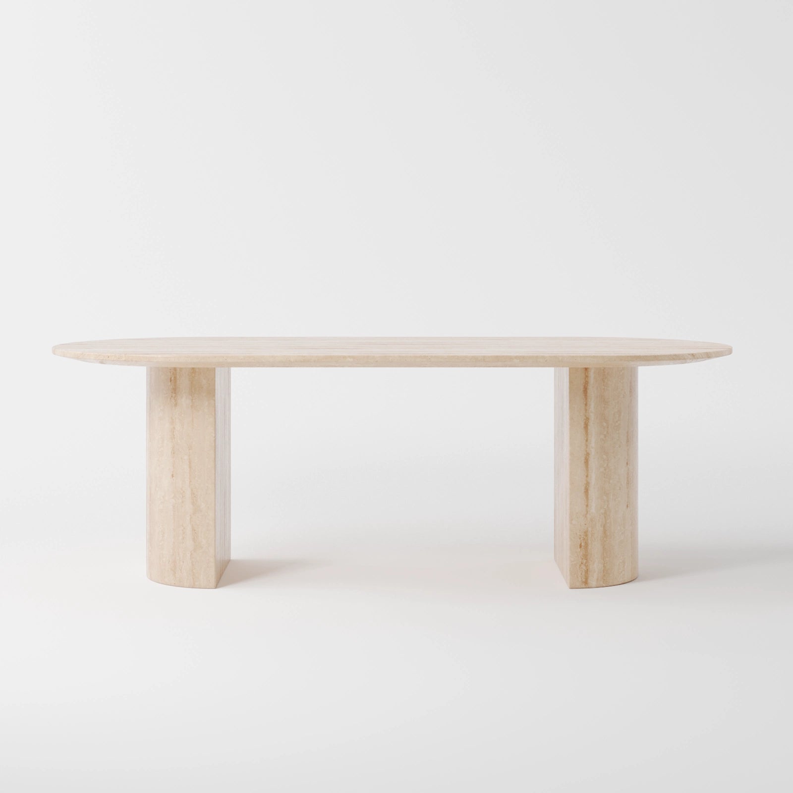 Modena Beige Travetine Dining Table