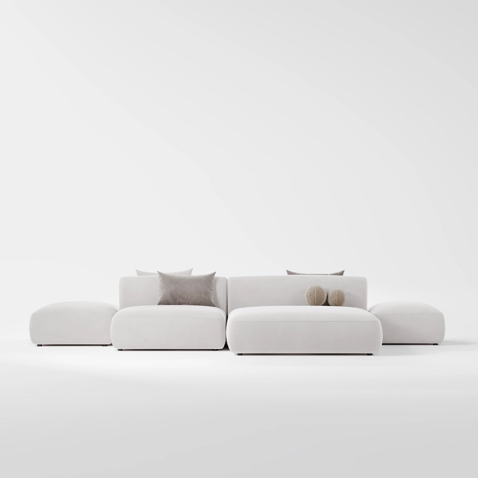 Stone Mosaic Modular Large Sofa